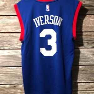 Adidas Philadelphia 76ers Allen Iverson Jersey. Mens Small.